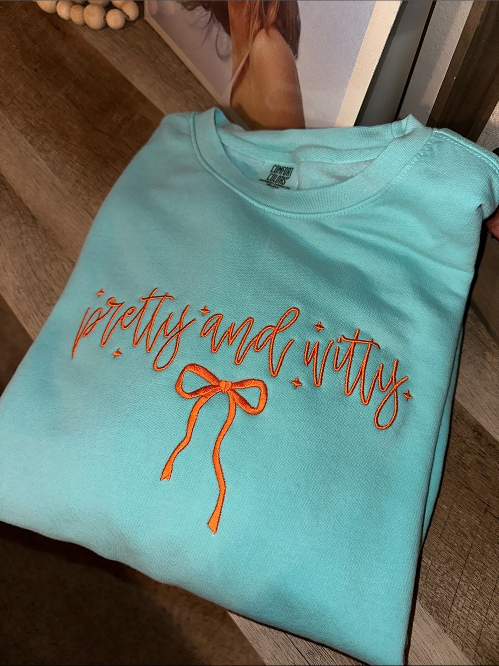 TS12 Pretty and Witty TLOAS Comfort Colors Sweatshirt